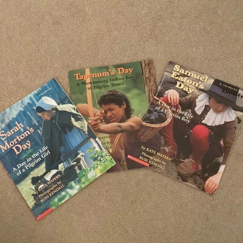 Pilgrim books: Sarah Martin, Samuel eaten, Tapenum’s Day